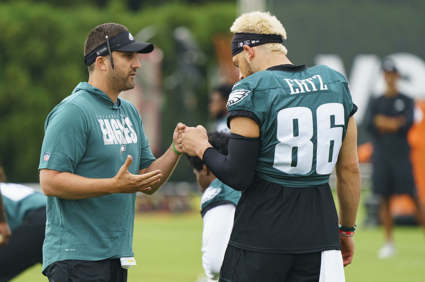 Sirianni, Ertz cleared the air after exchanging words following Washington's win over Eagles