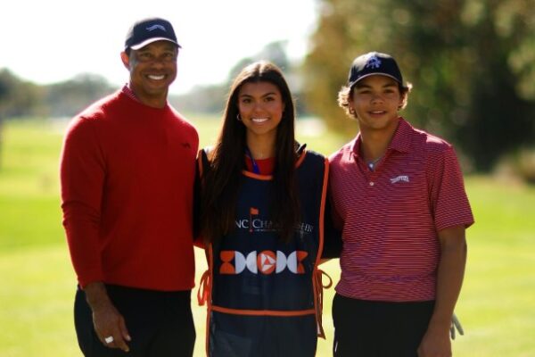 TIGER WOODS HAS ‘THRILL OF A LIFETIME’ WITH HIS SON AND DAUGHTER AT PNC CHAMPIONSHIP