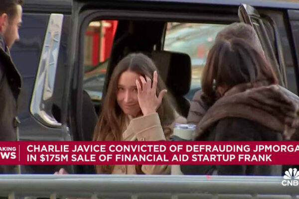 Founder Charlie Javice found guilty of defrauding JPMorgan Chase