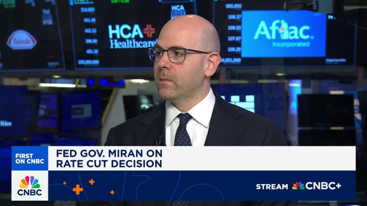 Fed Governor Miran says he did not tell Trump how he would vote on rates this week Fed Governor Miran says he did not tell Trump how he would vote on rates this week